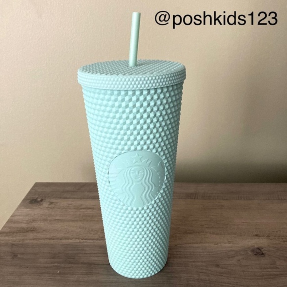 STARBUCKS Matte Mint Studded Tumbler Cold Cup